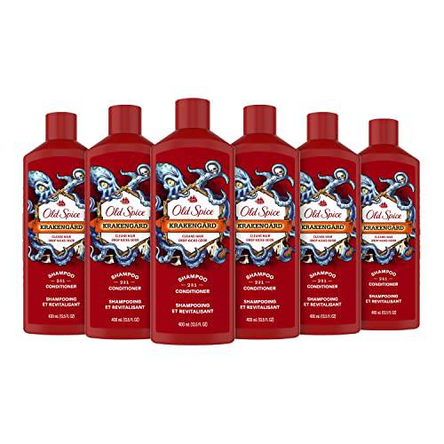 Old Spice Krakengard 2in1 Shampoo and Conditioner for Men, 13.5 fl oz (pack of 6)