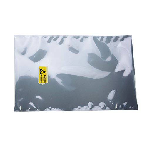 LJY 20 Pieces Antistatic 백 with 탑 Open for 메인보드 그래픽 영상 카드 LCD 스크린 with Labels, 25.5 x 40 cm/ 10 x 15.7 inch