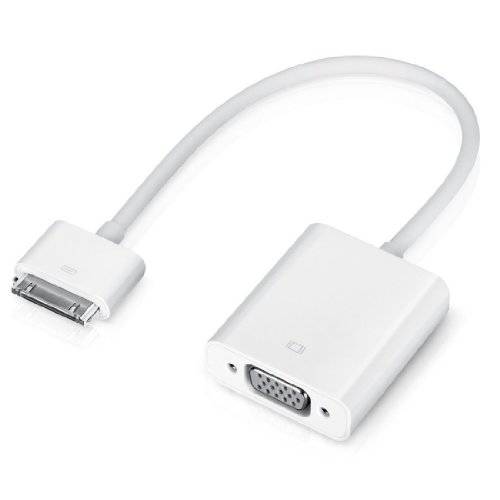 JIMAT iPad iPhone 30 Pin to VGA, Dock Connector to VGA Cable Adapter Video Converter | Support IOS 9.3 | Extender Projector, TV, Monitor | Compatible with for Apple iPad 2 3 iPhone 4 4S iPod Touch 4