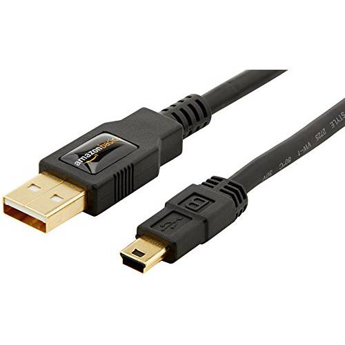 AmazonBasics USB 2.0 충전 케이블 - A-Male to Mini-B 케이블 - 3 Feet 0.9 미터