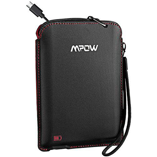 Mpow USB Charging Case for Sport Bluetooth Headphones, Portable Battery Charger Case, Rechargeable Universal Protective Carrying Case, Charge Case for Earbuds/Cable/Small Accessories, Travel Pouch