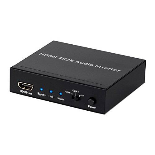 Monoprice 113347 BlackbirdTM 4K Series HDMI 오디오 공급기