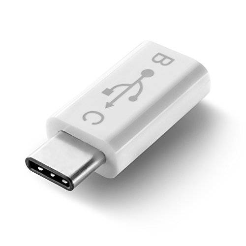 TNP USB-Cto 미니 USB 변환기 (White) Type CMale to USB 미니 B Female 충전 and Data 동기화 변환 커넥터 케이블 for 연결점 5X/  연결점 6P/  픽셀 C/ OnePlus 2/ Lumia 950 and Other Type-C 디바이스