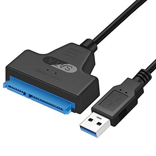 Maxmoral 슈퍼 스피드 USB 3.0 to Sata III 2.5 inch 하드디스크 변환기 컨버터 케이블, support UASP SATA III II I to USB 3.0, 외장 2.5 HDD SSD Serial ATA 케이블 컨버터