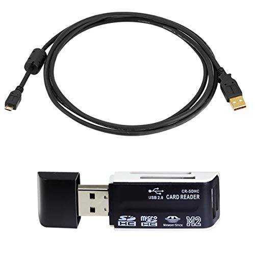 USB Data 케이블 for 캐논 PowerShot SX730 HS 디지털 Camera. [6 Feet |Ferrite| 금도금]