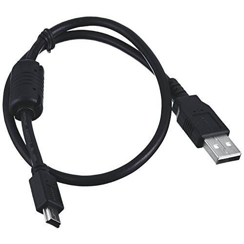 Monoprice 1.5-Feet USB 2.0 A Male to Mini-B 5pin Male 28/ 24AWG 케이블 with 페라이트 Core ( 금도금) (105446) (2 Pack)