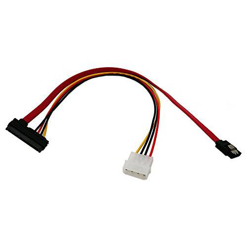 zdyCGTime 15-Inch SATA Serial ATA Dataand PowerCombo Cable(SATA22Pin to Data+ Power)