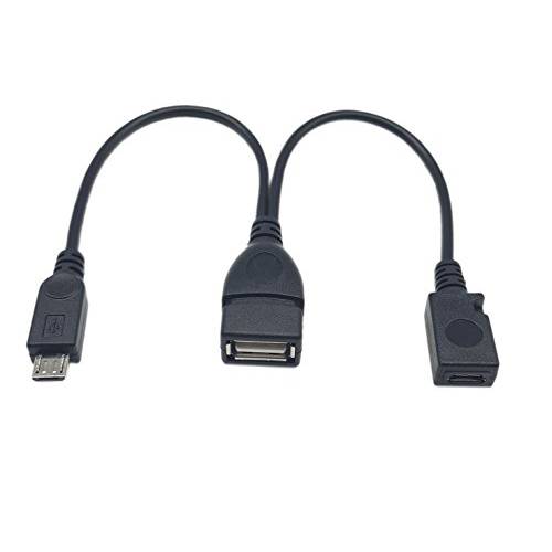 USB 2.0 Data 충전 Y 분배 케이블, SinLoon 미니USB Host OTG 케이블 with 미니USB 파워 케이블 (USB A Fto mirc M+ F)