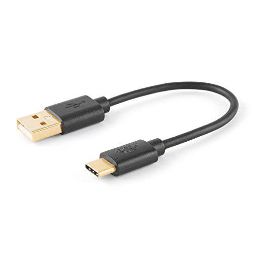 케이블Creation 숏USB C 케이블, 6 inchUSB-C 케이블 (USB C to USB A 2.0) 3A 고속 Charge, 호환가능한 with 맥북 (Pro), 갤럭시 S10/ S9/ S9+, Pixel 2 XL, 고프로 히어로 7 6 5, 15cm/ 0.5ft 블랙