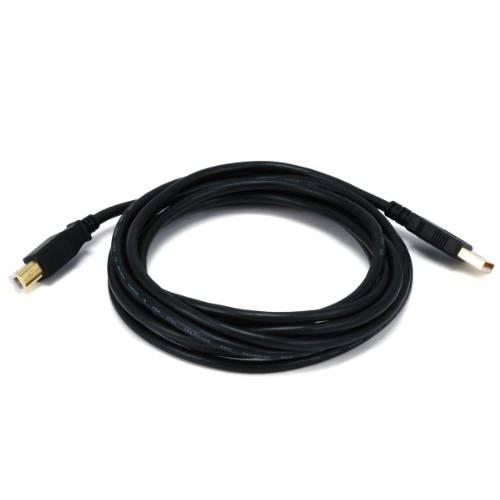 Monoprice 10ft 금도금 28/ 24AWG USB 2.0 A Male to B Male 케이블