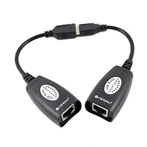 SANOXY® USB over Cat5/ 5e/ 6 연장 케이블 RJ45 변환기 세트