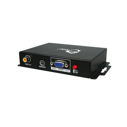 SIIG HDMI/ DVI to VGA/ 컴포넌트+  오디오 컨버터 with 디지털 S/ PDIF& 3.5 mm 스테레오 오디오, EDID Learning and Integrated 벽면 마운트