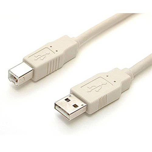brandnameeng.com 15 ft Beige A to B USB 2.0 케이블 - M/ M - 15ft Type a to b USB 케이블 - 15ft a to b USB 2.0 케이블 (USBFAB_15)