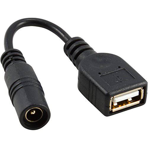 JacobsParts Barrel Jack to USB Type A Female 커넥터 변환기 5V 파워 케이블 5.5mm/ 2.1mm