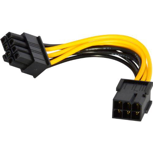 JacobsParts 6-pin to 8-pin PCI Express 파워 컨버터 케이블 for 영상 카드