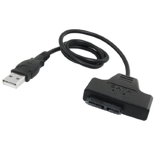 USB 2.0 to 7+ 6 13 핀 슬림line 슬림 SATA II 노트북 CD/ DVD 드라이브 변환기 케이블