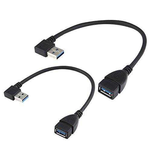 USB 3.0 케이블 A-Male to A-Male 타입 A to A Male 초고속 USB 어댑터 커넥터 연장기,커플러 Bi-Directional 연장 케이블 와이어 플러그 - 블랙 ( 블랙 볼륨 Rihgt)