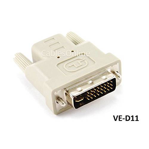 brandnameeng, DVI 그래픽 카드 디스플레이 GPU 감지 모니터 더미 Plug Adapter, VE-D11