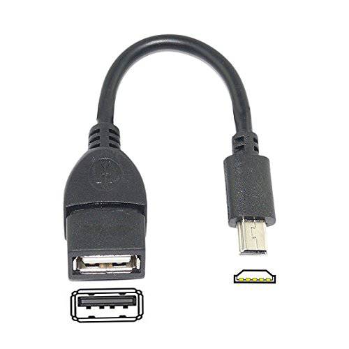SaiTech IT 미니 USB OTG 케이블 for 디지털 카메라 - USB A Female to 미니 USB B 5 핀 Male 변환기 케이블