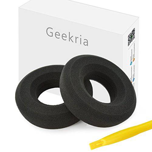 Geekria 이어패드 교체용 for GRADO SR60i, SR80i, SR125i, SR225i, SR60, SR80, SR125, SR225, RS2i, RS1i, GS 1000i 헤드폰,헤드셋 교체용 귀 Pad/ 귀 Cushion/ 귀 Cups/ 이어패드 리페어 부속