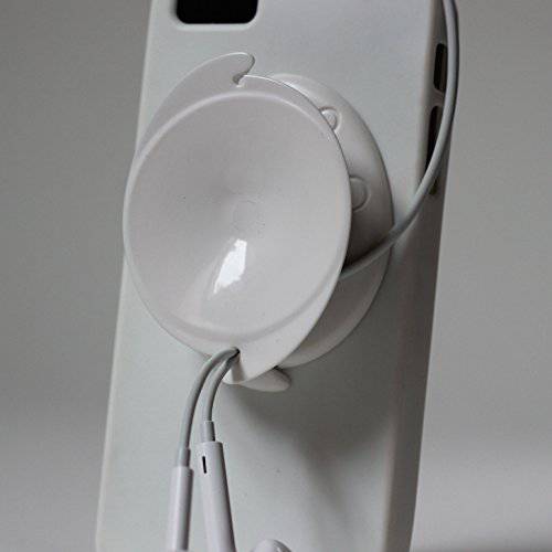 Yofo - the Reel 헤드폰 솔루션 - 캐치 전화 with 이어폰, 이어버드&  마이크, Avoid 케이블 꼬임 (White)