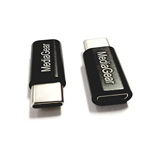 Certified: 미니 USB (Female) to USB C (3.1 Gen 1 Male) Dongle/ Adapter/ Connector. 호환가능한 with MacBook, Chromebook, 삼성 갤럭시 S8, S8+, 구글 Pixel/ XL and More