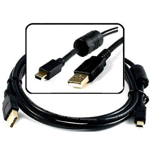 Gold-Series USB to Mini-B 5-Pin 전송 케이블 with 페라이트 Core