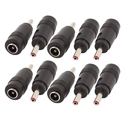 uxcell 10 Pcs 3.5mmx1.5mm Male to 5.5mmx2.5mm Female Jack DC 파워 커넥터