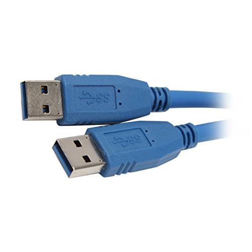 Nippon Labs USB3-3MM 3-Feet USB 3.0 A/ Male to A/ Male 케이블, 블루