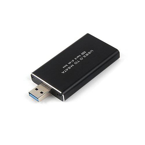 USB 3.0 to mSATA SSD 하드 Disk 박스 컨버터 변환기 케이스 외장 HDD 케이스