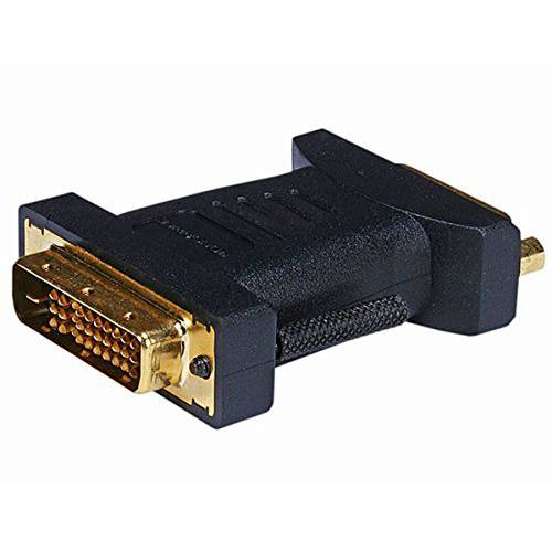 Monoprice M1-D(P& D) Male to DVI-D 이중 Link Female Adapter, Gold Plated (102675)