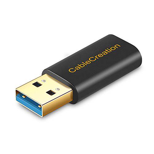 USB 3.0 A Male to USB-C Female Adapter, CableCreation Type 3.0 to Type C 컨버터 데이터&  충전중 for USB-C 충전 케이블, Laptops, Oculus Quest Link