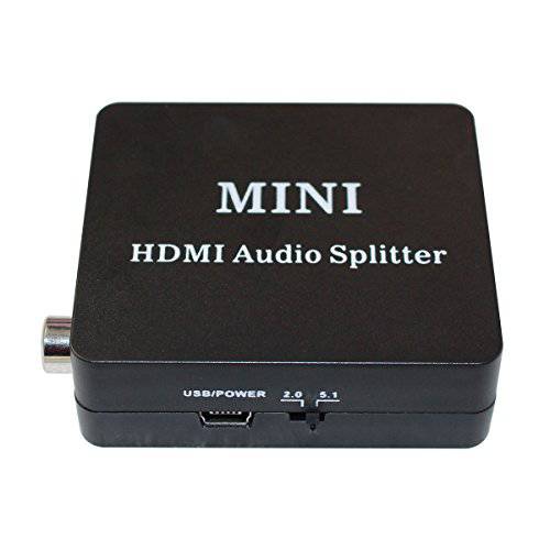HDMI 오디오 분배 변환기 HDMI to HDMI and 옵티컬, Optical TOSLINK SPDIF+ R/ L 아날로그 오디오 컨버터