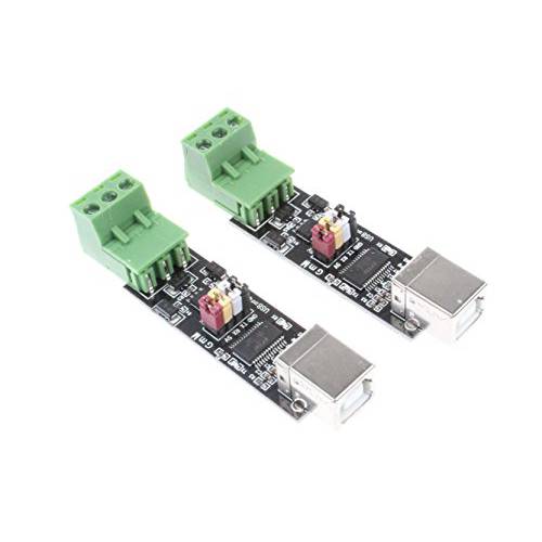 NOYITO USB to TTL RS485 Serial 컨버터 변환기 모듈 FTDI 인터페이스 보드 FT232RL 모듈 Dual-Function Dual-Protection (Pack of 2)