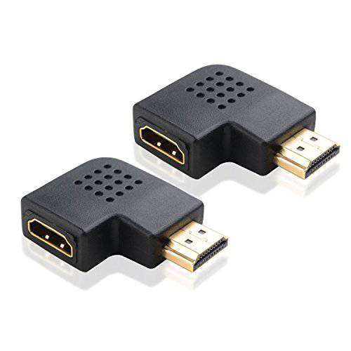 케이블 Matters 2-Pack Flat 직각HDMI 변환기 (HDMI 90 도 Adapter) with 4K and HDR 지원