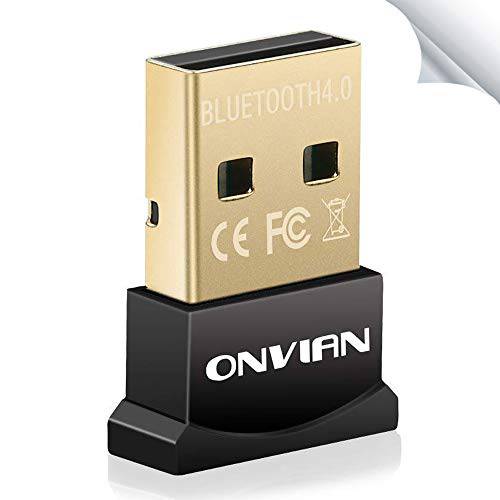 Onvian USB 블루투스 변환기 CSR 4.0 동글 블루투스리시버 전송 무선 변환기 for PC 컴퓨터 노트북 support 윈도우 10 8.1 8 7 Vista XP - 업그레이드 Version