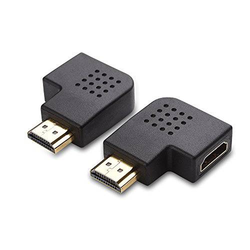 케이블 Matters Combo Pack Flat 직각HDMI 변환기 (HDMI 90 도 Adapter) with 4K and HDR 지원