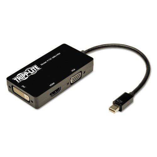 TRIPP LITE P137-06N-HDV 미니DisplayPort, 미니 DP to VGA/ DVI/ HDMI(R) 변환기