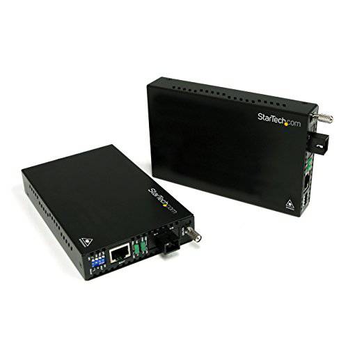 StarTech.com 10/ 100 Mbps 랜포트 Single 모드 WDM Fiber Media 컨버터 Kit SC 20km (ET90110WDM2)
