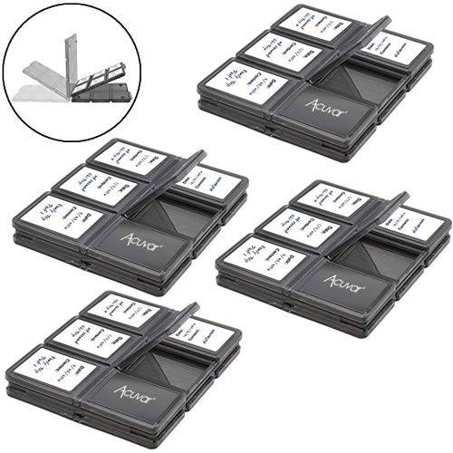 Acuvar 48 Slots, SD/ SDHC 메모리 카드 하드 Plastic 케이스