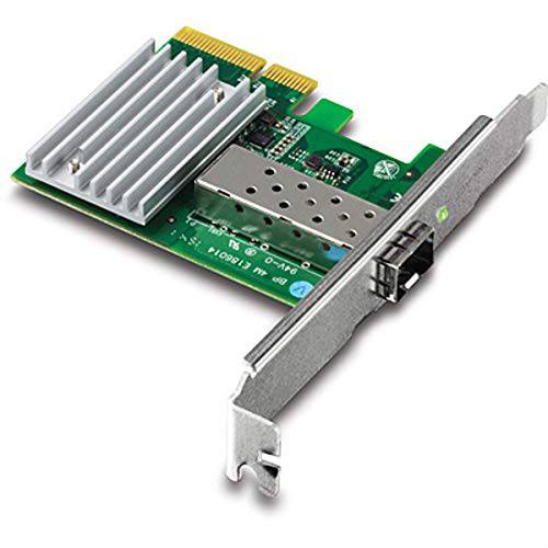 TRENDnet 10 기가비트 PCIe SFP+ 네트워크 Adapter, TEG-10GECSFP, 변환 a PCIe SlotInto a 10G SFP+ Slot, support 802.1Q,  표준& Low-Profile 브라켓 Included, 호환가능한 with 윈도우&  리눅스