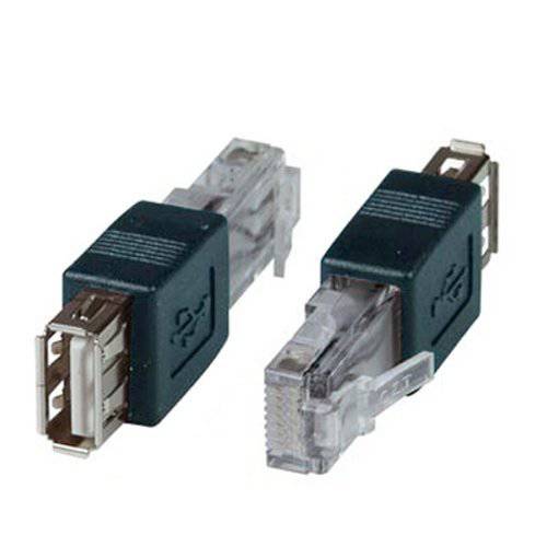 SinLoon(2-Pack) AF-RJ45 USBto USBFemale to AF-8P8C 커넥터 크리스탈 USB, USB 전송 네트워크 Plug