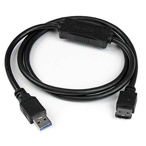 brandnameeng.com 3 ft USB 3.0 to eSATA 어댑터 - 6 Gbps USB to HDD/ SSD/ ODD 컨버터 - 하드디스크 to USB 케이블 (USB3S2ESATA3)