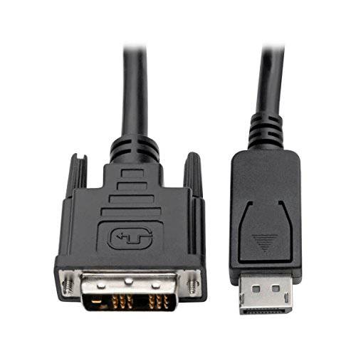 Tripp Lite DisplayPort,DP to DVI-D 변환기 컨버터 케이블 DP with Latches, M/ M 1080p @ 60Hz 3ft 3’ (P581-003)