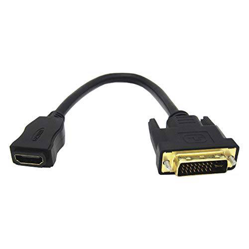 DVI to HDMI Adapter, Anbear Bi-Directional HDMI Female to DVI-D(24+ 1) Male Adapter, 1080P DVI to HDMI Conveter