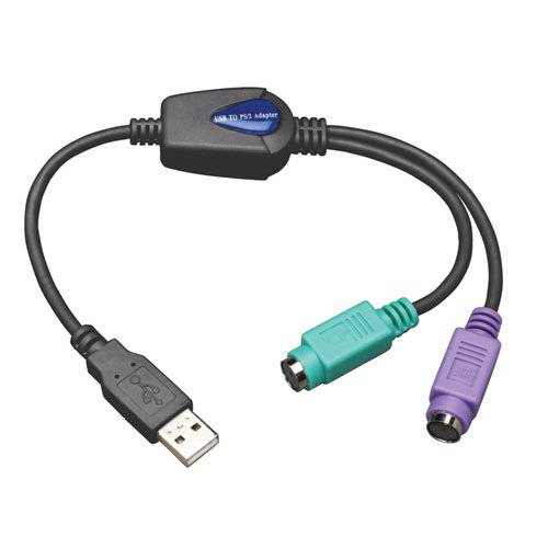 Tripp Lite USB to PS/ 2 어댑터 - 건반 and 마우스 (A M to 2x Mini-Din6 F)(U219-000-R)