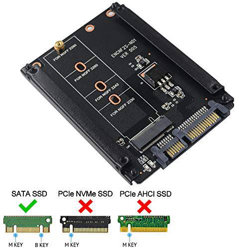 GODSHARK M.2 NGFF SSD to 2.5 sata IIIssd Drives, 커넥터 컨버터 Expansion 카드 for SATA III, support M.2 NGFF SATA 2280, 2260, 2242, 2230