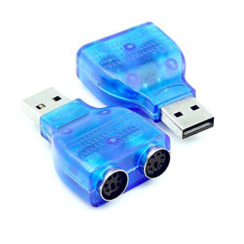 SANOXY PS2 키보드 to USB 변환기 (Blue 이중 PS2)