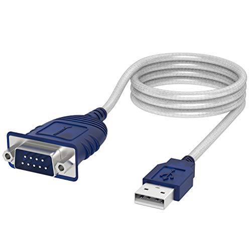 Sabrent USB 2.0 to Serial 9-Pin DB-9 RS-232 컨버터 케이블 Prolific Chipset Hexnuts [Windows 10 8.1 8 7 Vista XP 맥 OS X 10.6 and Above] 6-Feet CB-9P6F