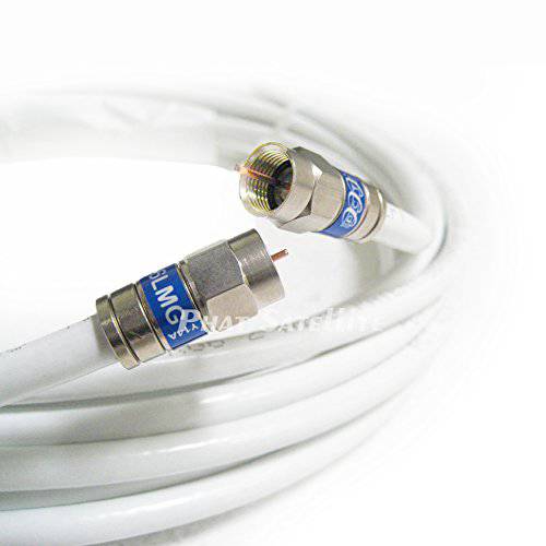 PHAT SATELLITE 75 Feet 동축, Coaxial,COAX 케이블 Shielded with 메탈 F-Connectors
